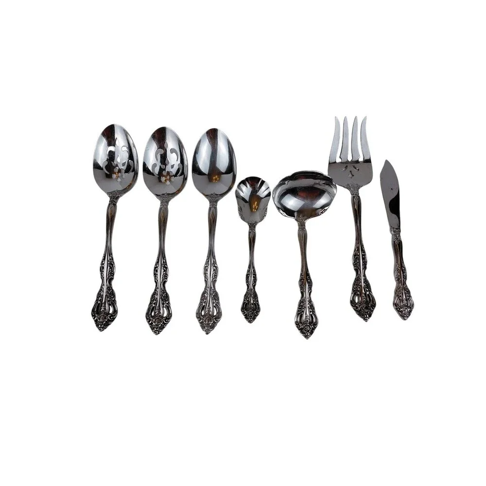 Oneida Stainless Steel MICHELANGELO 7 Piece Serving Set